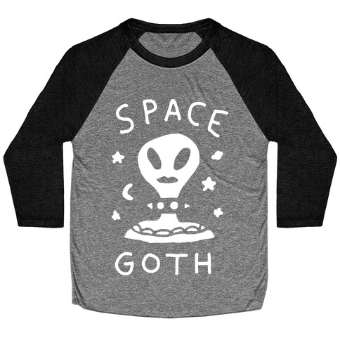 Space Goth Alien Baseball Tee