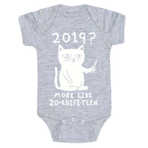 2019 More Like 20-Knife-Teen Cat Baby One-Piece