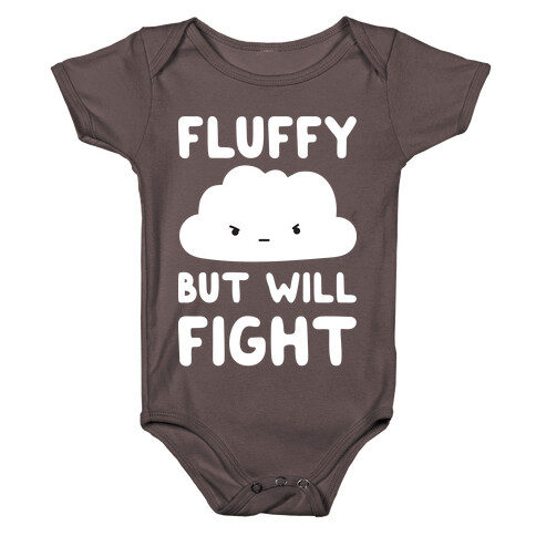 Fluffy But Will Fight Cloud Baby One-Piece