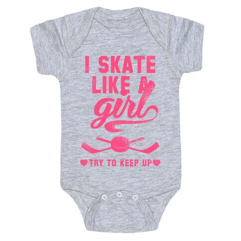 Yeah I Skate Like A Girl  Baby One-Piece