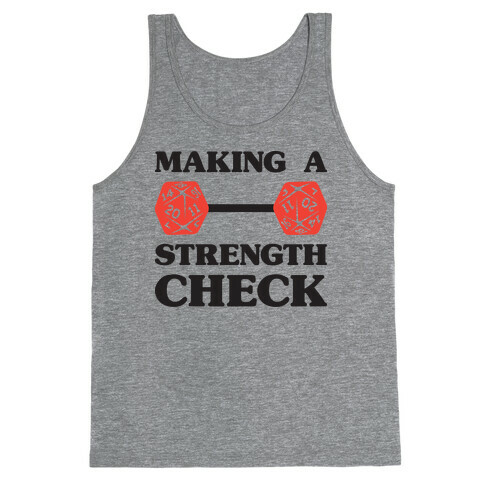 Making A Strength Check Tank Top