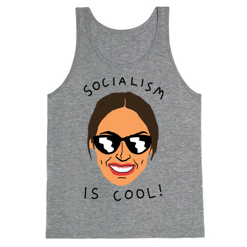 Socialism Is Cool Alexandria Ocasio-Cortez Tank Top