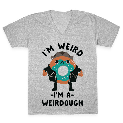 I'm Weird I'm a Weirdough Jughead Parody V-Neck Tee Shirt