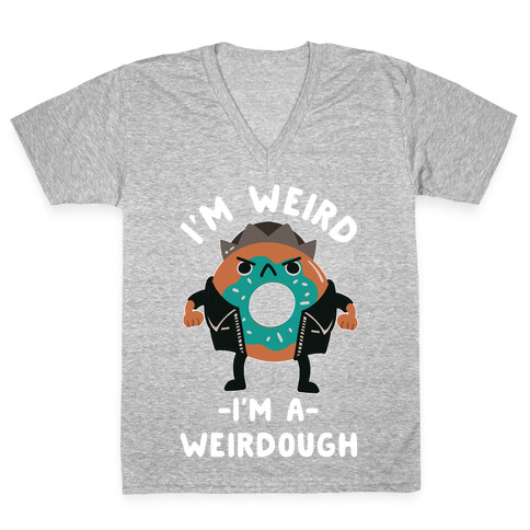 I'm Weird I'm a Weirdough Jughead Parody V-Neck Tee Shirt
