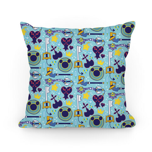 Kingdom Hearts pattern Pillow