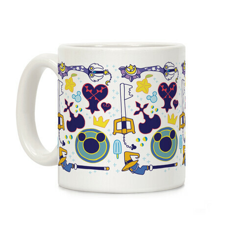 Kingdom Hearts pattern Coffee Mug