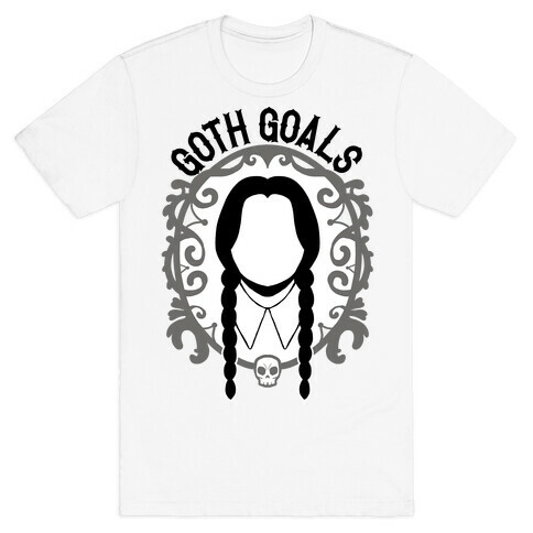 Wednesday Addams Goth Goals T-Shirt