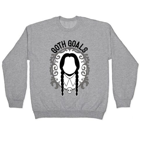 Wednesday Addams Goth Goals Pullover