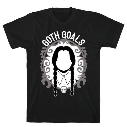 Wednesday Addams Goth Goals T-Shirt