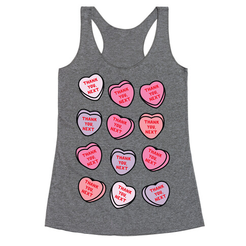 Thank You Next Candy Hearts Racerback Tank Top