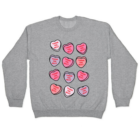 Thank You Next Candy Hearts Pullover