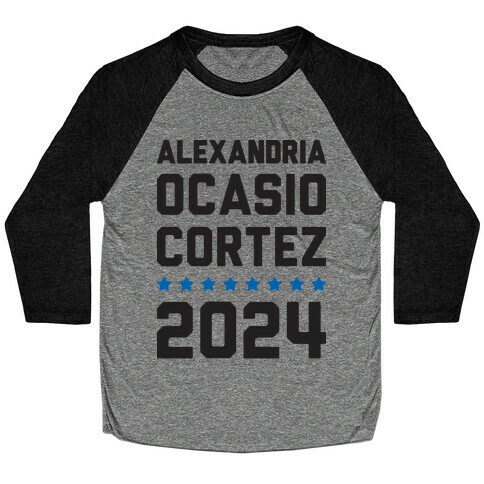 Alexandira Ocasio-Cortez 2024 Baseball Tee