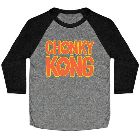 Chonky Kong Parody Baseball Tee