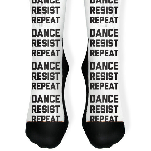 Dance Resist Repeat Sock