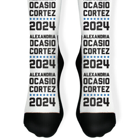 Alexandira Ocasio-Cortez 2024 Sock