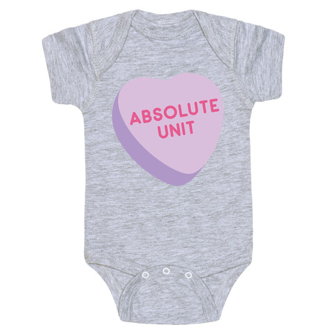 Absolute Unit Candy Heart Baby One-Piece