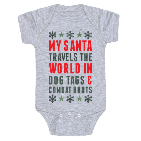 My Military Santa Baby One-Piece