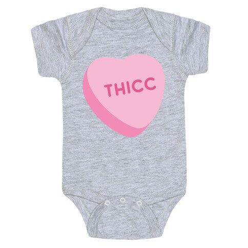 Thicc Candy Heart Baby One-Piece