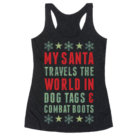 My Military Santa Racerback Tank Top