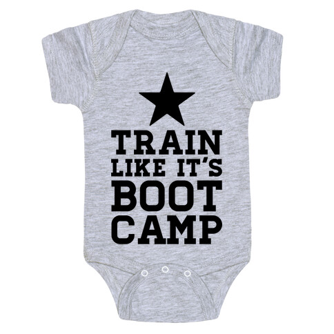 Train Like It's Boot Camp Baby One-Piece