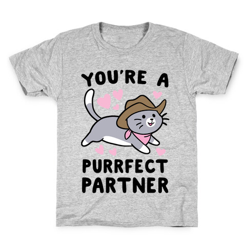 You're the Purrfect Partner  Kids T-Shirt