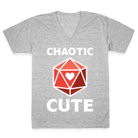 Chaotic Cute V-Neck Tee Shirt