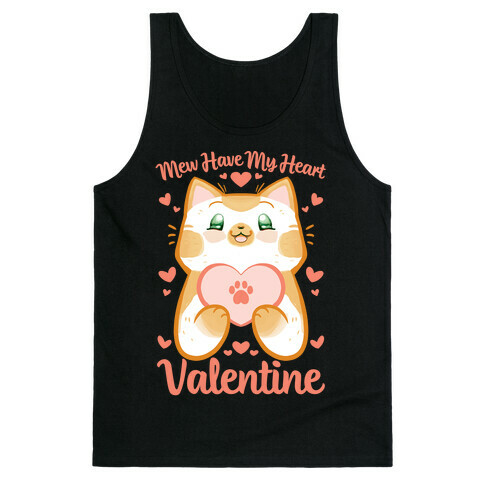 Mew Have My Heart, Valentine Tank Top