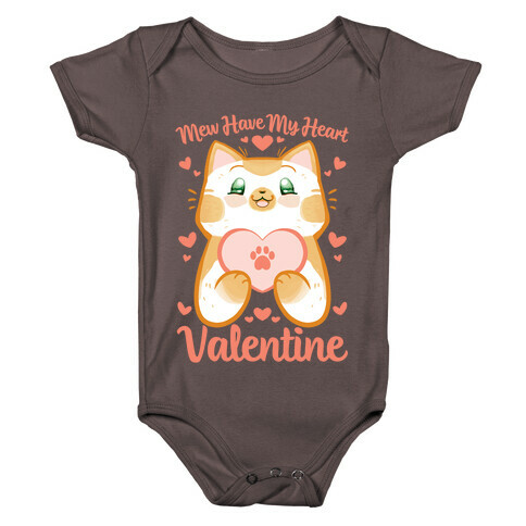 Mew Have My Heart, Valentine Baby One-Piece