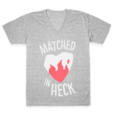 Matched in Heck V-Neck Tee Shirt