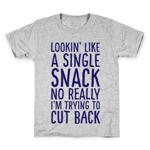 Looking Like a Single Snack Kids T-Shirt