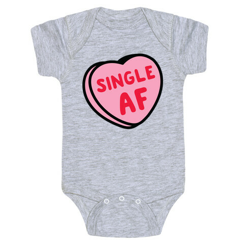 Single AF Candy Heart  Baby One-Piece