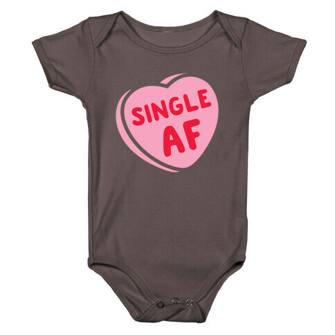 Single AF Candy Heart  Baby One-Piece