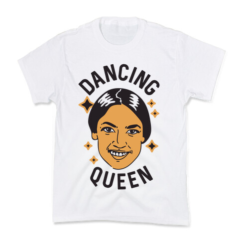 Alexandria Ocasio-Cortez Dancing Queen Kids T-Shirt