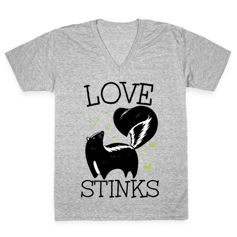 Love Stinks V-Neck Tee Shirt