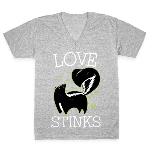 Love Stinks V-Neck Tee Shirt