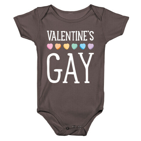 Valentine's Gay Baby One-Piece