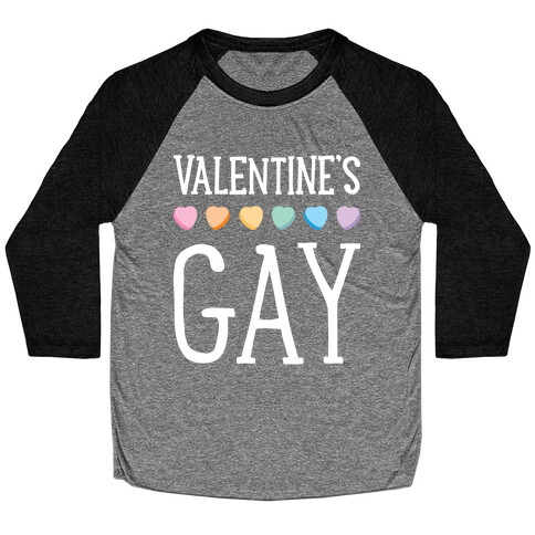 Valentine's Gay Baseball Tee