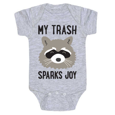 My Trash Sparks Joy Raccoon Baby One-Piece