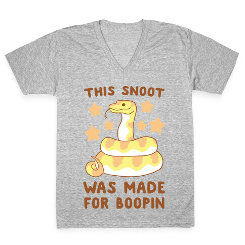 This Snoot Was Made for Boopin V-Neck Tee Shirt