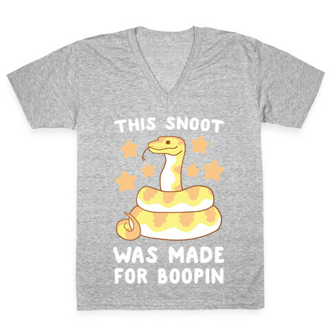 This Snoot Was Made for Boopin V-Neck Tee Shirt