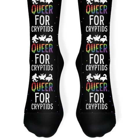 Queer for Cryptids Sock