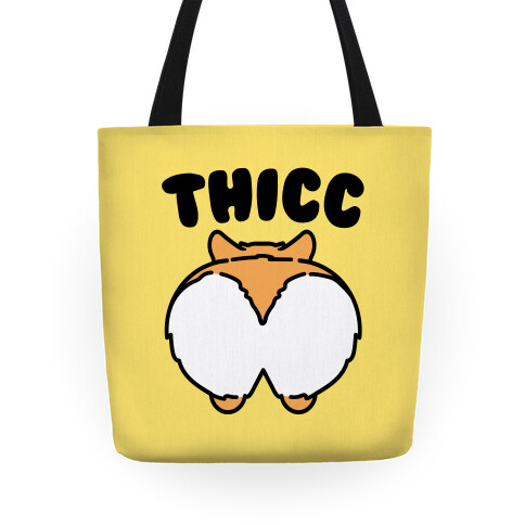 Thicc Corgi Butt Parody Tote