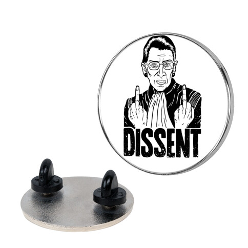 Ruth Bader Ginsburg Dissent Pin