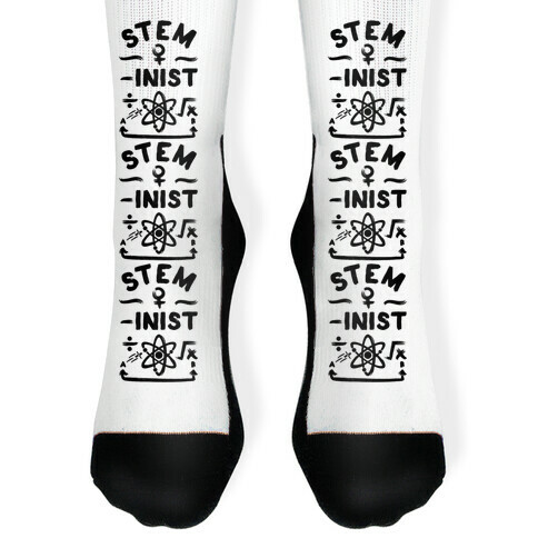 STEM-ininst (STEM Field Feminist) Sock