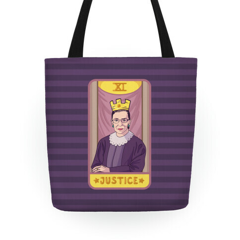 Ruth Bader Ginsburg Justice Tarot Tote