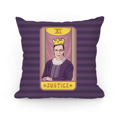 Ruth Bader Ginsburg Justice Tarot Pillow