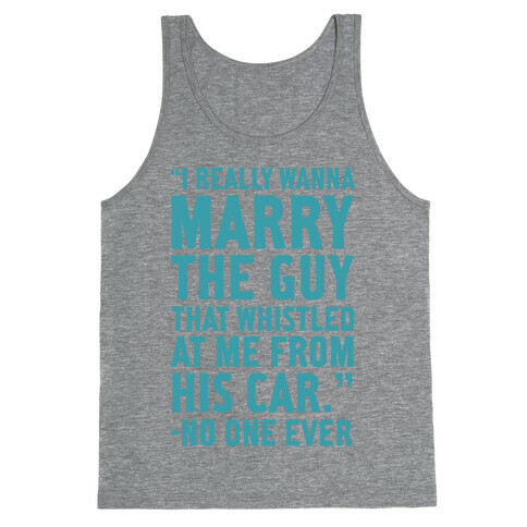 Wanna Marry The Guy Tank Top