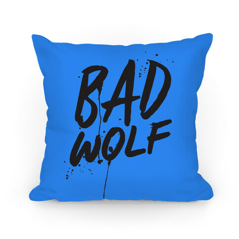 Doctor Who Bad Wolf Pillow