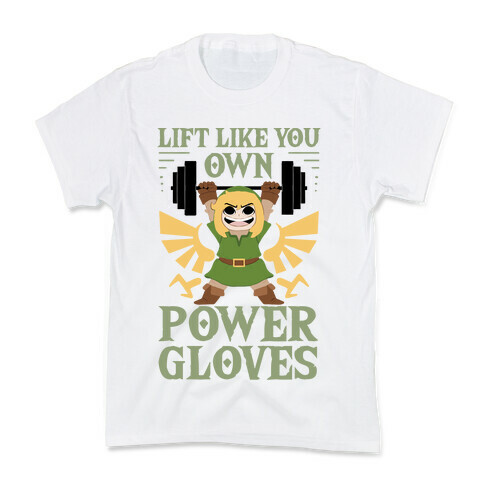 Lift Like You Own Power Gloves Kids T-Shirt