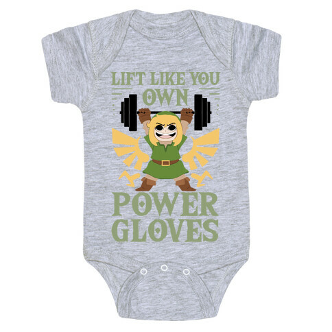 Lift Like You Own Power Gloves Baby One-Piece